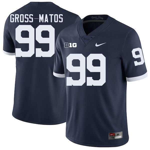 Yetur Gross-Matos Penn State Jersey,PSU Nittany Lions #99 Yetur Gross-Matos Football Uniforms-Retro